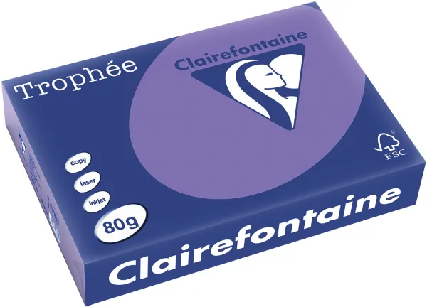 Q-connect Trophee kopieringspapper A4 80g stark violett 500 ark