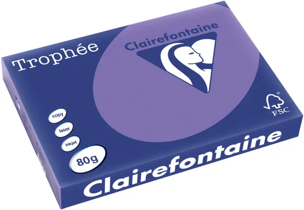Q-connect Trophee kopieringspapper A3 80g stark violett 500 ark